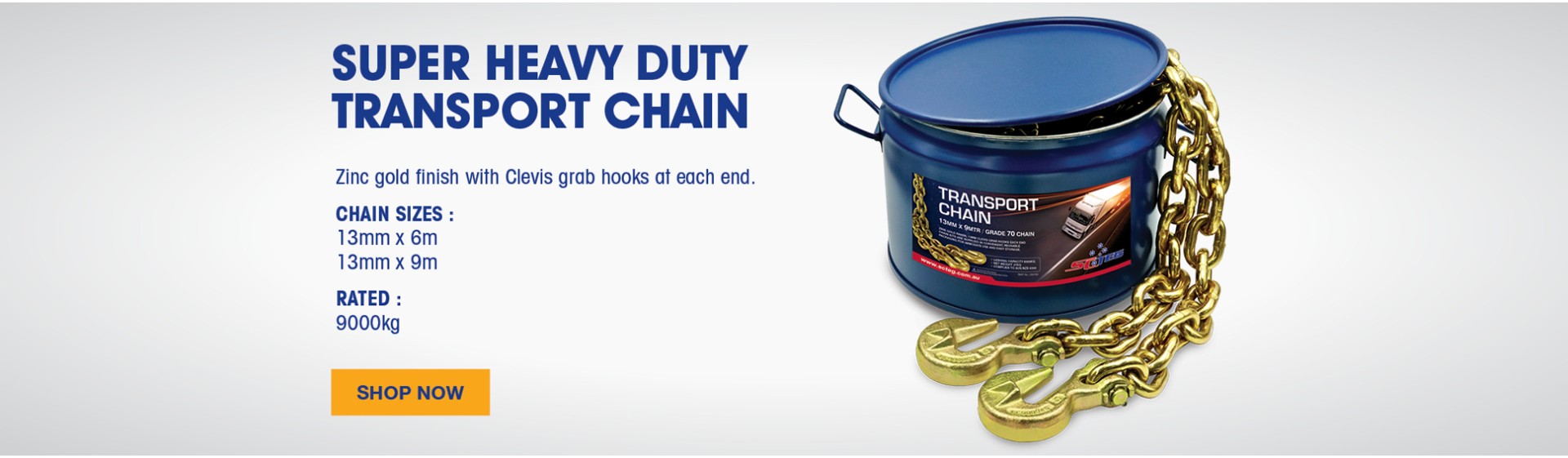 13mm Heavy Duty Transport Load Restraint Chain